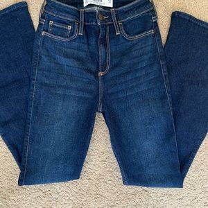Dark blue hollister jeans